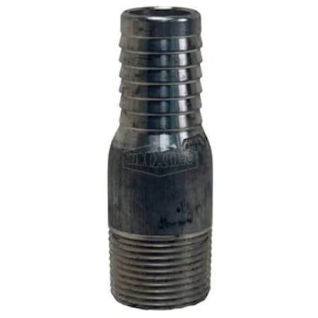 Dixon Combination Nipple, 1-1/4 in, MNPT x Hose Barb, Aluminum, Domestic AST15