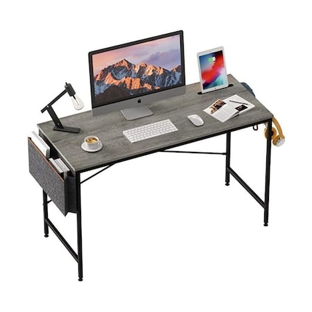 Homeroots 32" Gray and Black Stainless Steel 399573