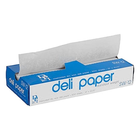 Zoro Select Deli Paper, White, 10 3/4 in L, PK6000 105503