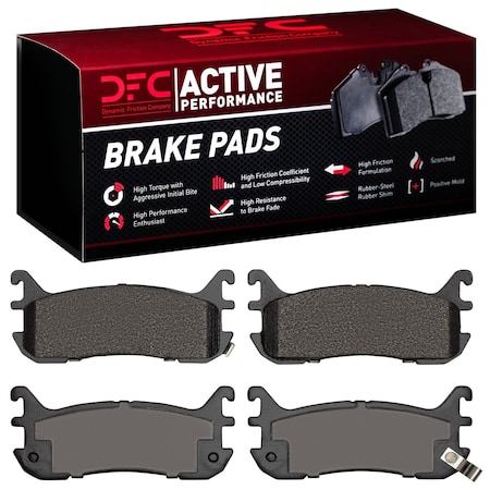Dfc Active Performance, Disc Brake Pad Set,  1115-0636-00