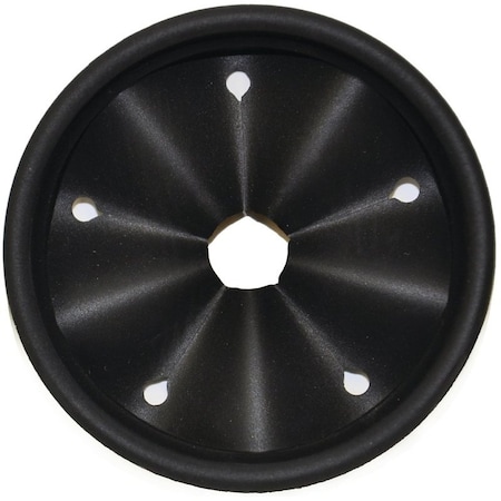 Danco Garbage Disposal Splash Guard, 338 in W, Plastic, Black 10428
