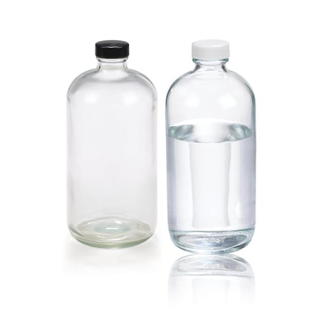 Wheaton Clear Boston Bottle, 32oz, PK 12 220746