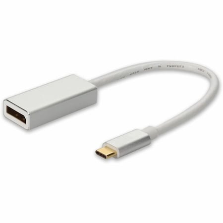 Add-On 8In Usb 3.1 Type (C) Male To Displayport Female Black Adapter Cable USBC2DPMFAL-AA