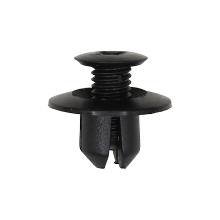 Auveco Mitsubishi Push-Type Retainer, Black Nylon, 25PK 22077