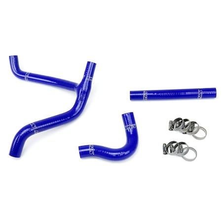 Hps Performance High Temp Reinforced Silicone Radiator Coolant Hose Kit, Blue,  57-1253-BLUE