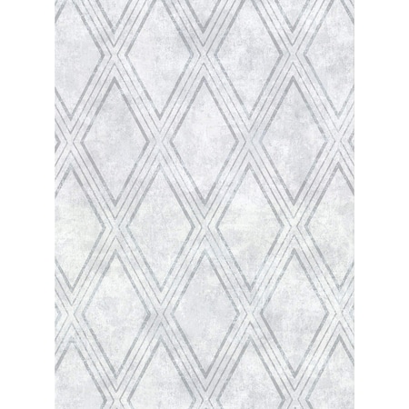 Warner Dartmouth Sky Blue Faux Plaster Geometric Wallpaper 2921-51010