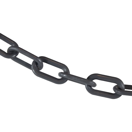 Mr. Chain 2" x 500' Slate Gray Plastic Safety Chain 50057-500