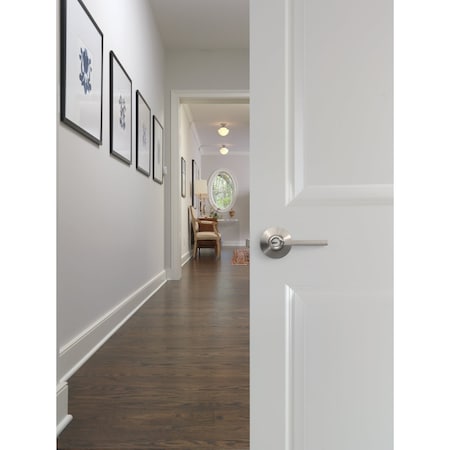 Schlage Latitude Satin Nickel Keyed Entry Door Lever F51 V LAT 619