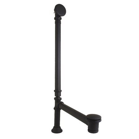 Kingston Brass Double Swivel Toe Touch Waste and Overflow, Matte Black CC2710