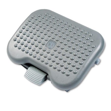 Fitnessfreak Height-Adjusting Tilting Footrest- 18-1/8w x 14-1/4d x 4-1/8 to 6-5/8h- Charcoal FI1518540