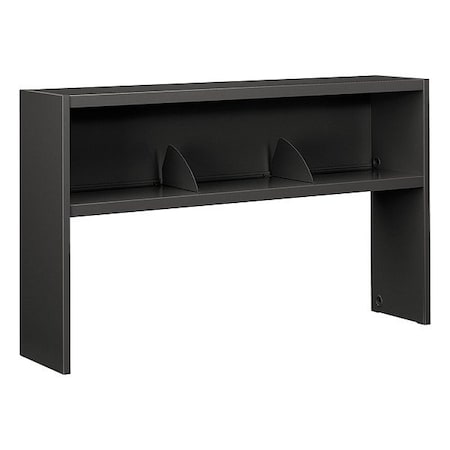 Hon Desk Hutch, 34 3/4 in H, 60 in W X Laminate, Black H386560N.S