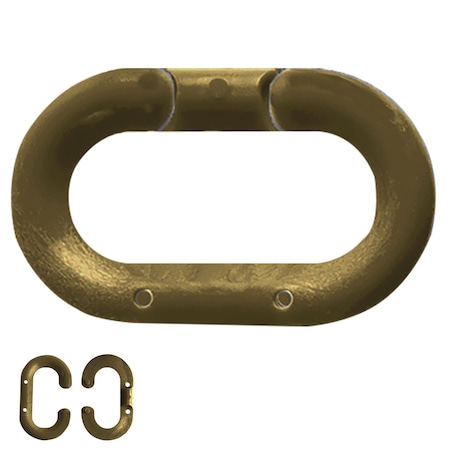 Mr. Chain Khaki Gold 1.5" Master Links (10-Pack) 30707-10