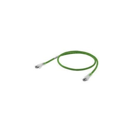 Hubbell 7ft Cat 6 Patch Cable, Green HC6GN07