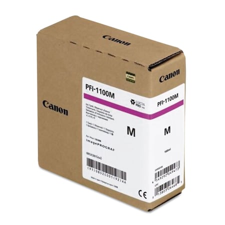 Canon Ink (PFI-1100), Magenta 0852C001AA