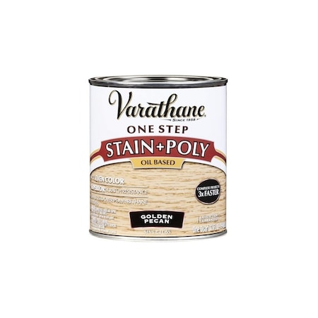 Rust-Oleum Varathane Golden Pecan Stain And Polyurethane, 2PK 225243H
