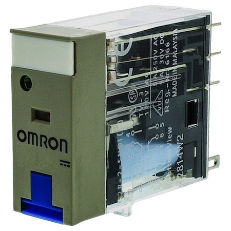 Omron General Purpose Relay, Square, 21.6 mA, 8 Pins, Plug-in G2R-2-SNDI DC24(S)