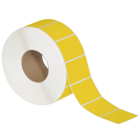 Tape Logic 3 x 2in Yellow Thermal Transfer Labels THL134YW
