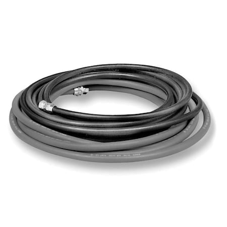 Devilbiss Nyliner II 3-Piece Reusable Fluid Hose Assembly, 50 ft, 3/8 in ID x 11/16 in OD, Nylon 220045