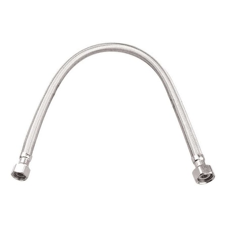 Durapro 3/8 in. Compression x 1/2 in. FIP x 20 in. Braided Stainless Steel Faucet Supply Line 231232LF