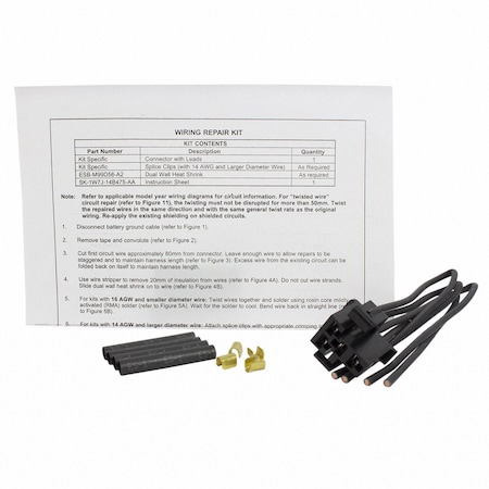 Motorcraft HVAC Blower Motor Resistor Connector, WPT1521