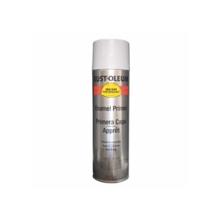 Rust-Oleum High Performance V2100 System Enamel Aerosol, 15 oz Can, Gray, Flat, 6PK 647-V2182838