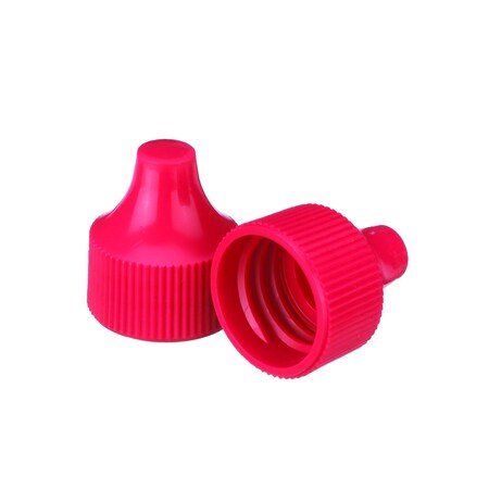 Wheaton Dropper Tip Cap, 20-410, Red, PK 1000 W242522-A