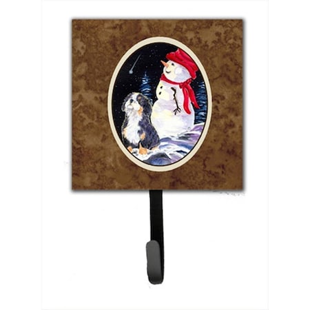 Carolines Treasures 4.25 x 6 in. Bernese Mountain Dog Leash Or Key Hook SS8575SH4