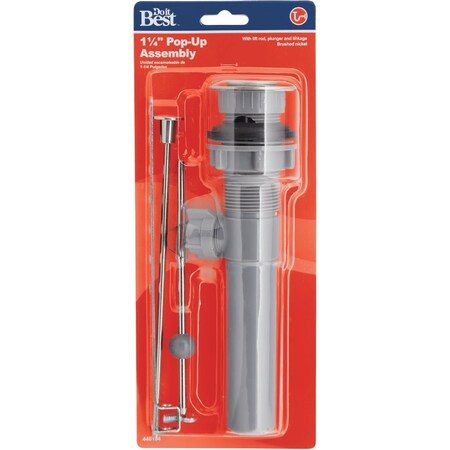 Do It Best 1-1/4'' Brushed Nickel Pop-Up Assembly 20-70DSBN