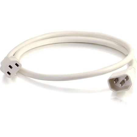 C2G 4Ft C14 To C13 18/3 Sjt White 17497