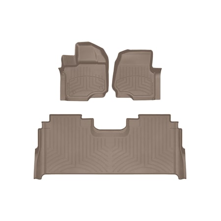 Weathertech Tan, Front and Rear FloorLiner HP 45697-1-6IM