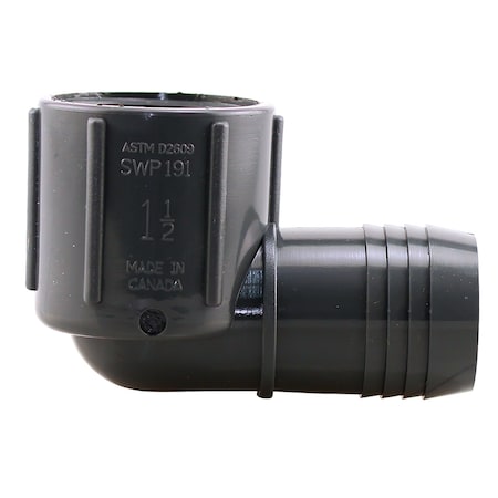 Westlake Pipe & Fittings Boshart Industries 1-1/2 in. Insert in. X 1-1/2 in. D FPT Polypropylene 90 Degree Elbow 1 pk UPVCFE-15