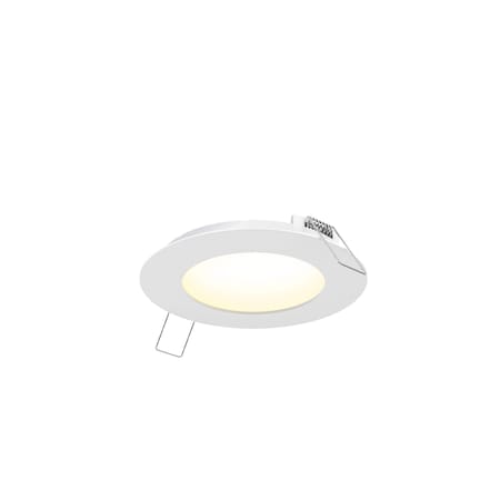 Dals Lighting Excel 4'' Round 5CCT Fire Rated LED Recessed Panel in White 5004-FR-CC-WH
