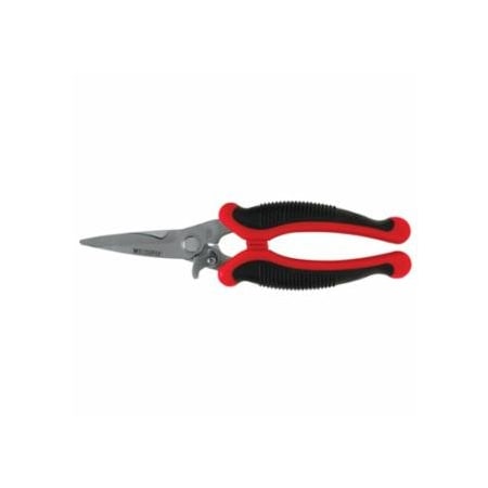 Crescent/Wiss EZ Utility Snips, Cushion Grip Handle, Cuts Straight 186-WEZSNIP