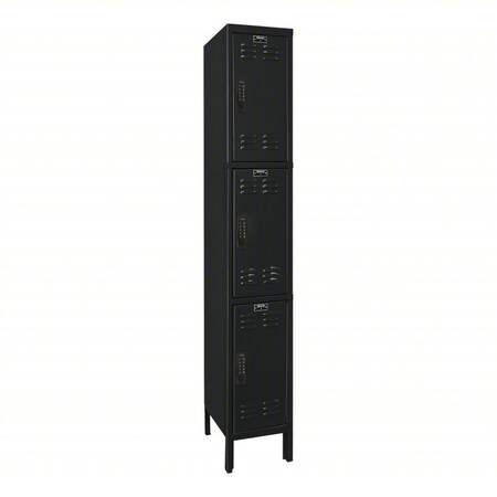 Hallowell Locker, 12 in W, 15 in D, 78 in H UEL1258-3ME