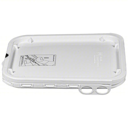 Basco Lid, 7.875 in W, Plastic, White MML8002-SK