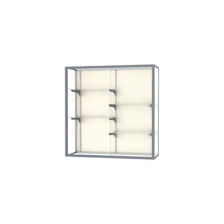 Ghent Champion Wall Case Display 48x48x16, Wall Case, Plaque 2040-4-PB-SN