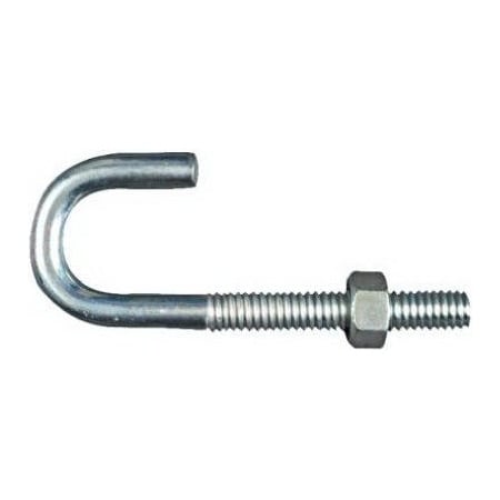 National Hardware 516x3 Zinc J Bolt, 10PK N232-918
