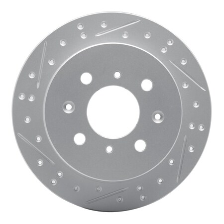 Dynamic Friction Co DFC Geoperformance Rotor - Drilled and Slotted 830-59014L