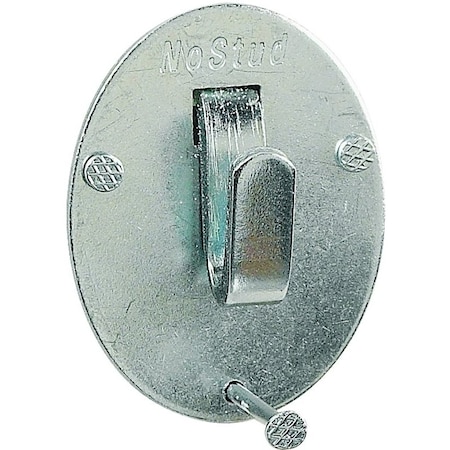 Ook Picture Hanger, 200 lb, Steel, Nickel 55099/55051