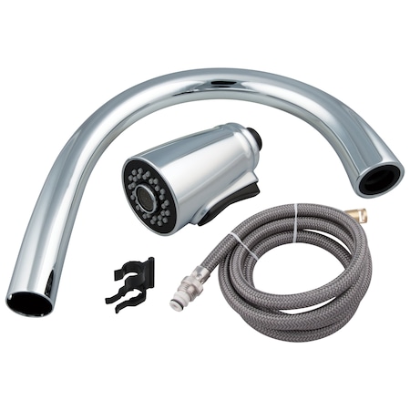Delta Allora Spray & Hose Assembly W/ Aerator - Pull-Down In Chrome RP47269