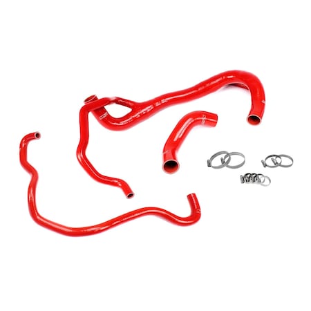 Hps Performance High Temp Reinforced Silicone Radiator Coolant Hose Kit, Red,  57-1675R-RED