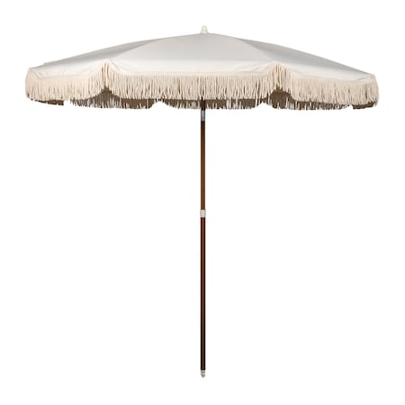 Picnic Time Family Of Brands Summerland 6.5 ft. Portable Beach Umbrella, Driftwood 816-01-359-000-0