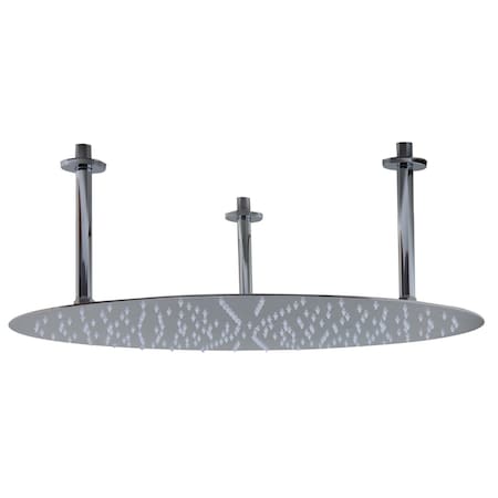 Alfi Brand 24" Round Polished Solid SS Ultra Thin Rain Shower Head RAIN24R-PSS