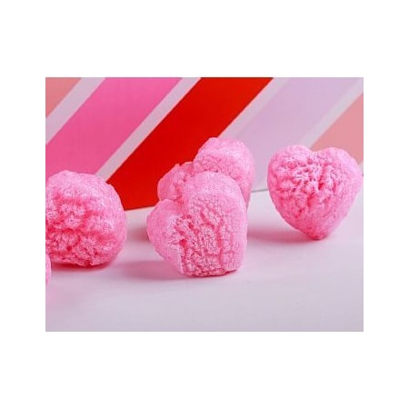 Bubblefast FunPak Pink Hearts Packing Peanuts Plant Based Biodegradable Compostable 1.5 cu ft Bag FP 1.5-Pink Hearts