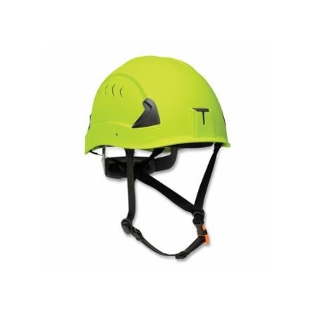 Jackson Safety CH-2-400V Climbing Style Vented Hard Hat, 6-Point Rapid Dial, HiVis Green 138-22926