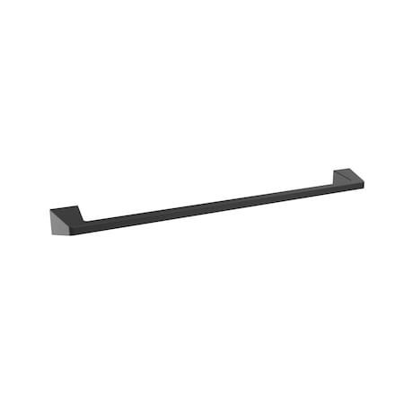 Amerock Blackrock Matte Black Contemporary 24 in 610 mm Towel Bar BH36004MB