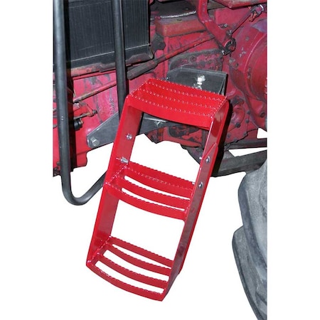 K&M Mfg Step Kit for International Harvester 06-66 Series Tractors No Cab 3-Step Unit RH Red 3346