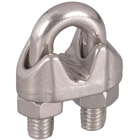 National Hardware 0.25 in. N830314 Cable Clamps  Stainless Steel 7183213