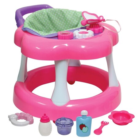 Infantinfantil Baby Doll Walker with Play Accessory for Dolls Up to 16 in. IN3012069
