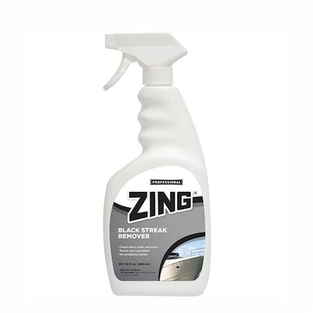 Zing 32 oz Streak Remover Ready to Use Trigger Sprayer Bottle, Black, 9PK ZNGZ495-QPS9